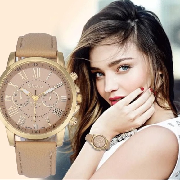 Accessories - Geneva Golden Watch